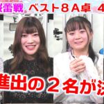 【麻雀】第３期桜蕾戦ベスト８A卓４回戦