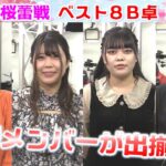【麻雀】第４期桜蕾戦ベスト８B卓４回戦
